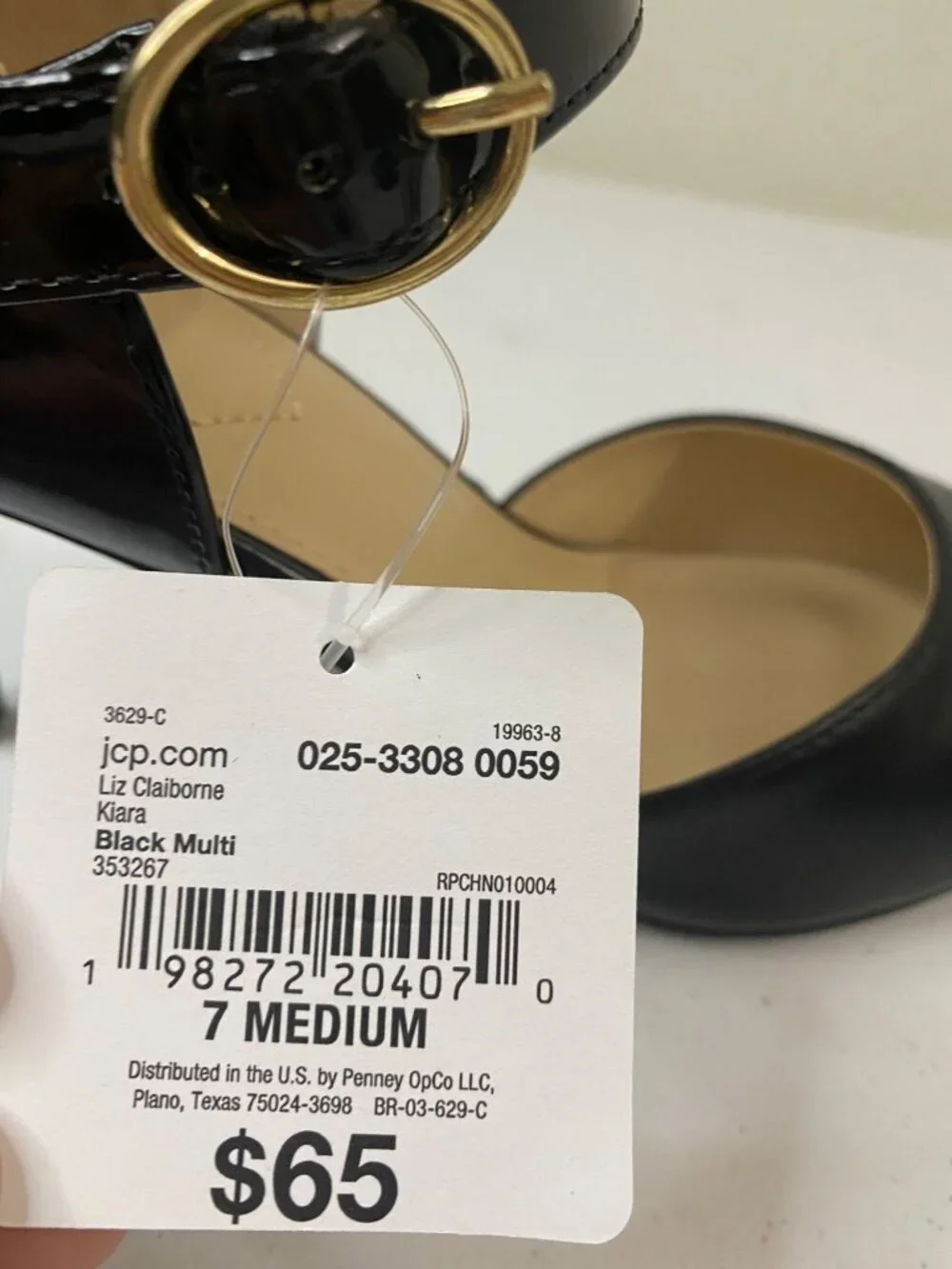 Liz Claiborne Womens Kiara Stiletto Heel Pumps, 7 Medium, Black - Picture 9 of 16